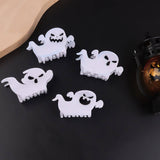 PUMPKINS GHOSTS HAUNTED HOUSE HALLOWEEN HAIR CLAW CLIPS