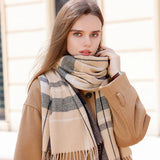FAUX CASHMERE SCARF COZY WINTER WRAP FOR COUPLES_CWASC0205