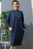 Women Solid Slim Dress_Cwdmd775