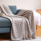 KNITTED JACQUARD SOFA BLANKET NAP BLANKET_CWMM0191