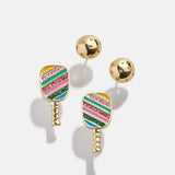 SPORTS SERIES TENNIS FOOTBALL STUD EARRINGS_CWAJE5066