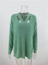 Pullover Temperament Commuter V-Neck Sweater