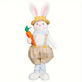 EASTER LONG LEGGED RETRACTABLE LEG BUNNY ORNAMENT_CWMM3482