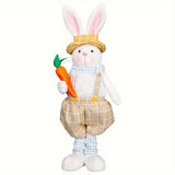 EASTER LONG LEGGED RETRACTABLE LEG BUNNY ORNAMENT_CWMM3482