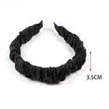 SIMPLE CRUMPLED PLEATED HEADBAND_CWAHA0984