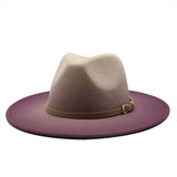 FASHION GRADIENT JAZZ FEDORA_CWAH0806