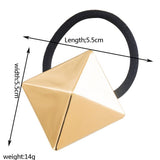 MINIMALIST GEOMETRIC LOW PONYTAIL HAIR TIE_CWAHA6200