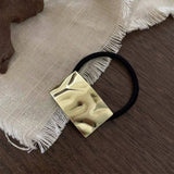 SIMPLE BRUSHED TEMPERAMENT HAIR SCRUNCHIES_CWAHA2661