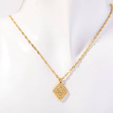 DECEMBER BIRTHSTONE COLORED ZIRCON NECKLACE_CWMM5652