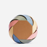 CYLINDRICAL CONTRASTING COLOR PATCHWORK BUCKET BAG_CWAB1929