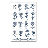 HERBAL JUICE FINGER TATTOOS CUTE MINIMAL STYLE_CWMM8266