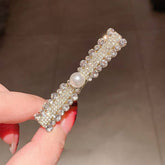 BANGS WITH DIAMOND PEARL HAIRPIN BOW HAIRPIN_CWAHA4740