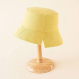 STYLISH WIDE BRIM BOW EMBROIDERED BUCKET HAT_CWAH1421