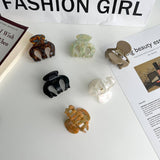 MEDIUM PUMPKIN ACETATE HAIR CLAW CLIP_CWAHA5957