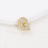 Tiny Zirconia Pendant 26 Letters Necklace_Cwmm5863