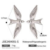 PERSONALIZED THREE DIMENSIONAL BIRD EARRINGS_CWASC1642