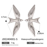 PERSONALIZED THREE DIMENSIONAL BIRD EARRINGS_CWASC1642