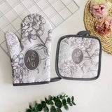 SUNFLOWER PRINT ANTI SCALDING 2 PIECE SET_CWMM1455