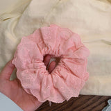 SWEET EMBROIDERED BOW LACE DOUBLE LAYER HAIRBAND_CWAHA3715