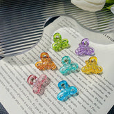 Rainbow Mini Transparent Gripper Claw Clip_Cwaha0721