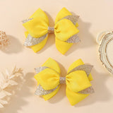GLITTER BOW HAIR CLIP SET FOR GIRLS PARTY WEAR_CWAHA6733