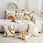 BOHO TUFTED EMBROIDERED PILLOW COVER FOR SOFA BED_CWMM7696
