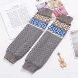 COLORBLOCK BOHEMIAN WOOL PILE SOCKS_CWMM1787