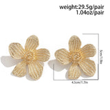 COOL AND SIMPLE RETRO FLOWER EARRINGS_CWAJE1814