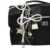 LEOPARD STAR MINI BAG CHARM WITH HEART BOW_CWMM7562