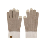 Winter Outdoor Warm Knitted Touch Screen Gloves_Cwag0392