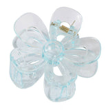 Matte Acrylic Flower Hair Claw Clip For Women_Cwaha07298