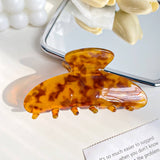 ACETATE HAIR CLIP INS TRENDY QUICKSAND SHARK CLIP_CWAHA2090