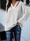 Pullover Temperament Commuter V-Neck Sweater