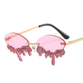 PERSONALIZED FUNNY FASHION TEARDROP SUNGLASSES_CWASG0871