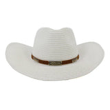 SEASIDE BEACH SUN PROTECTION DENIM STRAW HAT_CWAH1256