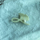 MAPLE LEAF PEARL ACETATE HAIR CLAW ELEGANT CLIP_CWAHA6019