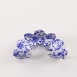 Cwaha1400_Simple Wave Hair Claw Clip Blue Set
