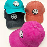 SMILEY FACE PARENT CHILD BASEBALL CAP SUN HATCWAH1241