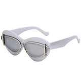 FASHION CAT EYE SUNGLASSES SMALL FRAME SUNGLASSES_CWASG0569