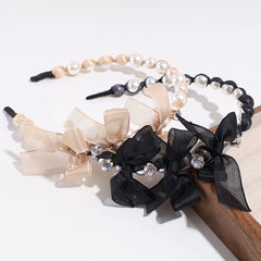 Versatile Mesh Bow Headband