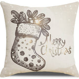 GOLD CHRISTMAS PRINT PILLOWCASE_CWMM1394