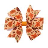 THANKSGIVING TURKEY PUMPKIN TAIL HAIR CLIP_CWAHA6681