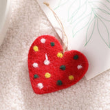 Wool Felt Santa Claus Christmas Ornament Set_Cwmm9909