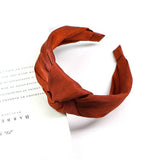 NEW SOLID COLOR WIDE EDGE KNOTTED HEADBAND_CWAHA0982