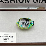 OCEAN HAIR CLAW DOLPHIN WHALE JELLYFISH LARGE CLIP_CWAHA5705