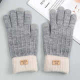 Winter Cashmere Touch Screen Plus Fleece Gloves_Cwag0186