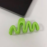 Wave Design Hair Claw, Large For Thick Hair_Cwaha0300