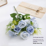 NEW FAUX ELSA ROSE BOUQUET FOR HOME DECOR_CWMM6583