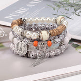 BOHEMIAN LAYERED ELASTIC BEADED BRACELET_CWAJE2228