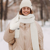 Winter Outdoor Warm Knitted Plaid Three-Piece Suit_Cwmm2791